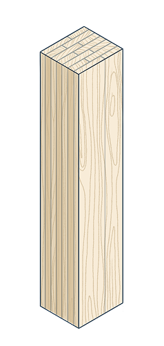 Glulam Column Drawing