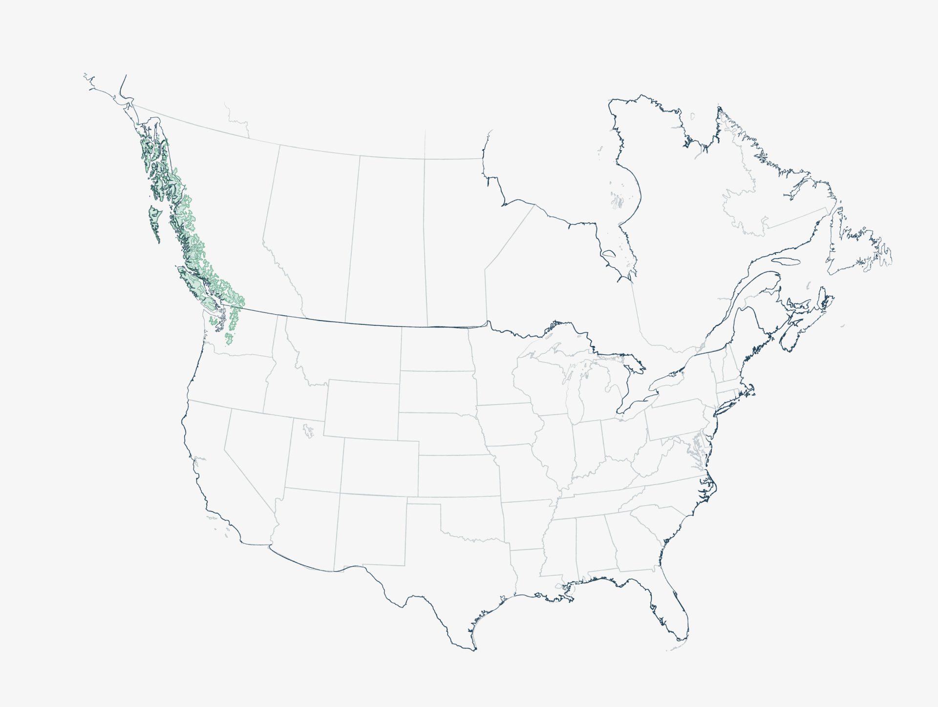 Alaskan Yellow Cedar source region